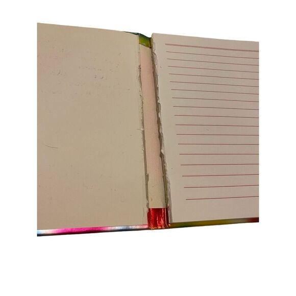 Flawed The Childrens Place Glitter J Tie Dye Journal Diary Notebook Planner - Picture 3 of 9